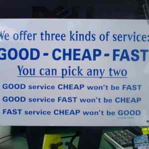 Obrázek 'good cheap fast'