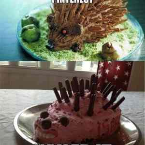 Obrázek 'hedgehog cake'