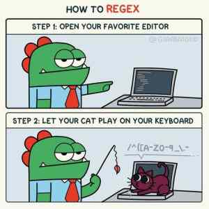 Obrázek 'how to regex'