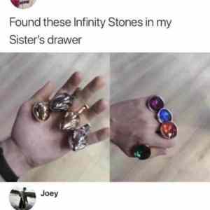 Obrázek 'infinity stones slightly used bit damp'