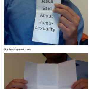 Obrázek 'jesus about homosexuality'