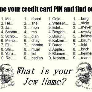 Obrázek 'jew name'