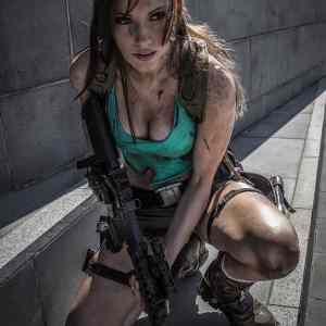 Obrázek 'lara croft cosplay '