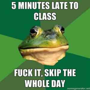 Obrázek 'late to class'