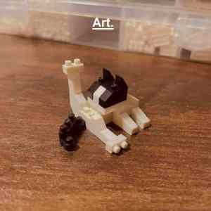 Obrázek 'lego cat art'