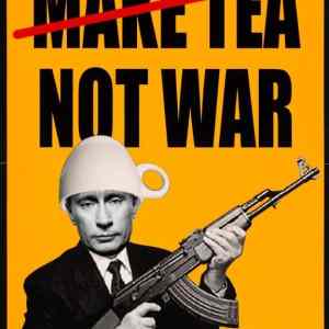 Obrázek 'make tea not war'