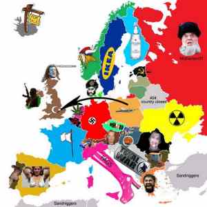 Obrázek 'map of europe'
