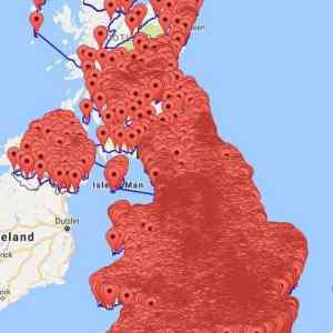 Obrázek 'map of every uk pub'