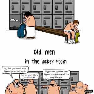 Obrázek 'men in locker room'