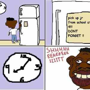 Obrázek 'nigga clock'