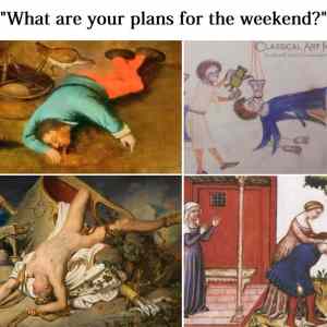 Obrázek 'plans for weekend'