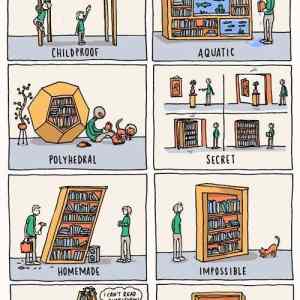 Obrázek 'police na knihy-bookshelves'