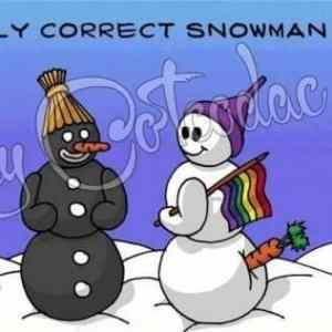 Obrázek 'politically and gender correct snowman'