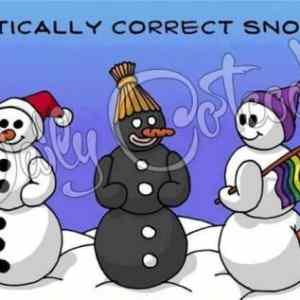 Obrázek 'politically correct snowmen'