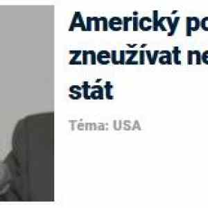 Obrázek 'politici USA obohacenim pro CR'