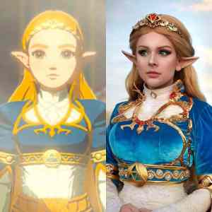 Obrázek 'princess zelda cosplay breath of the wild'