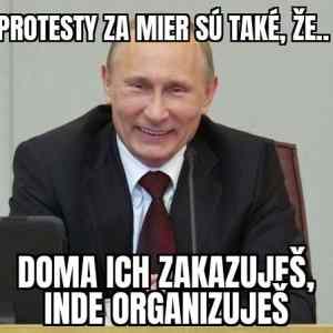 Obrázek 'protesty za mier doma'