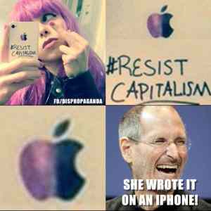 Obrázek 'resist capitalism'