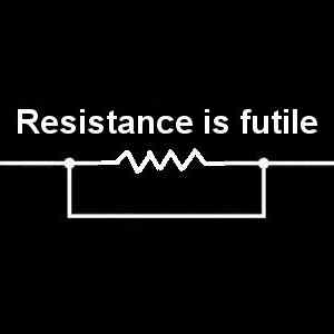 Obrázek 'resistance is futile'