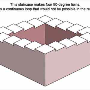 Obrázek 'staircase illusion'