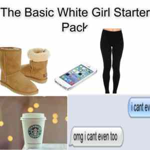 Obrázek 'starter pack white girl'