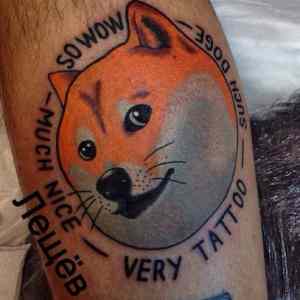 Obrázek 'such doge so wow much nice very tattoo'