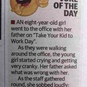 Obrázek 'take your kid to work day'