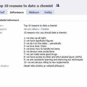 Obrázek 'top reasons to should date a chemist'