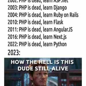 Obrázek 'undying PHP'