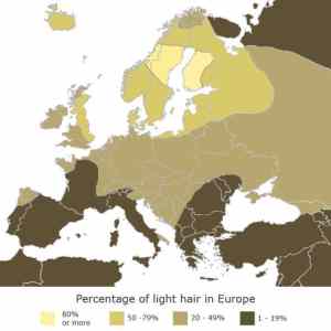 Obrázek 'vyskyt blondinek v Evrope'