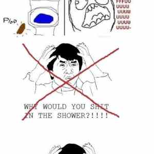 Obrázek 'wtf in shower'