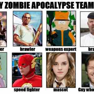 Obrázek 'zombie apocalypse team'