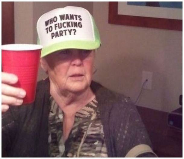 Obrázek -Party Grandma-      25.09.2012