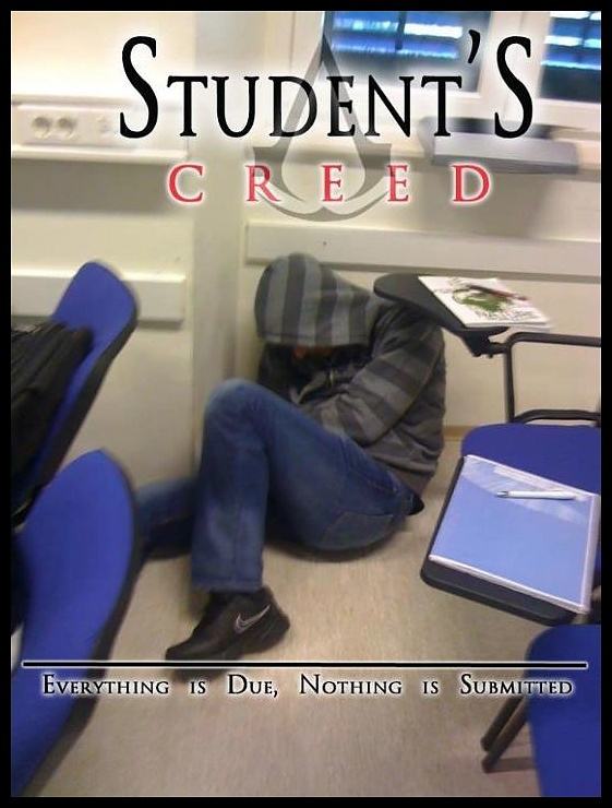 Obrázek - Students Creed -      17.02.2013