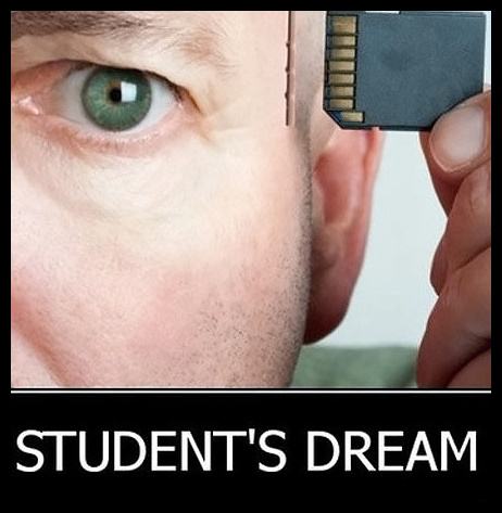 Obrázek - Students dream -      18.02.2013