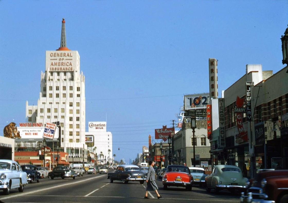 Obrázek 1954 Los Angeles Carnation Building Kress building General-lr