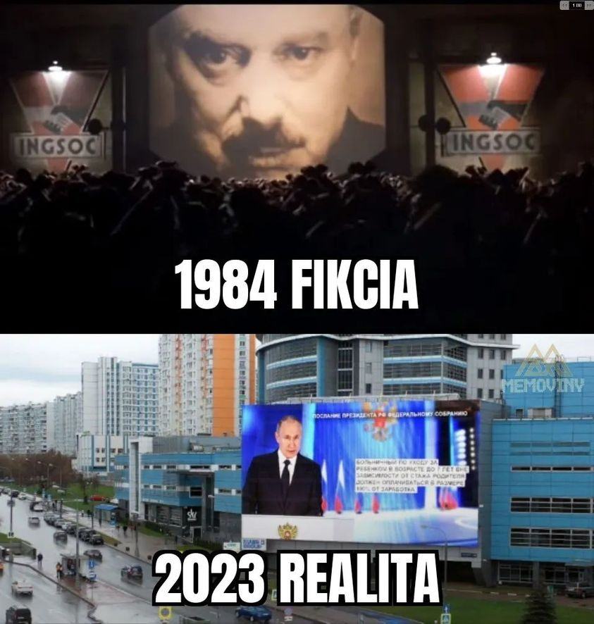 Obrázek 1984 fikcia vs realita