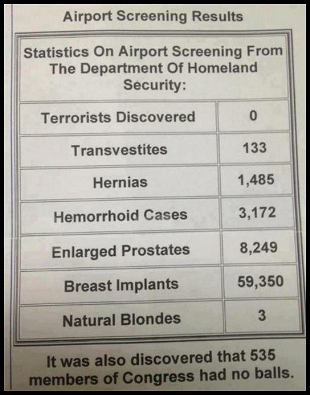 Obrázek Airport Screening Results