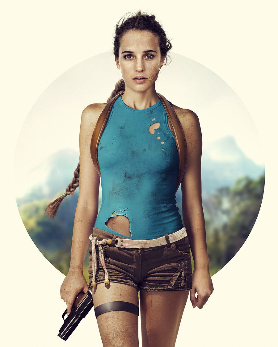Roumenův Rouming Zábavné A Zajímavé Obrázky Alicia Vikander As Lara Croft 9246