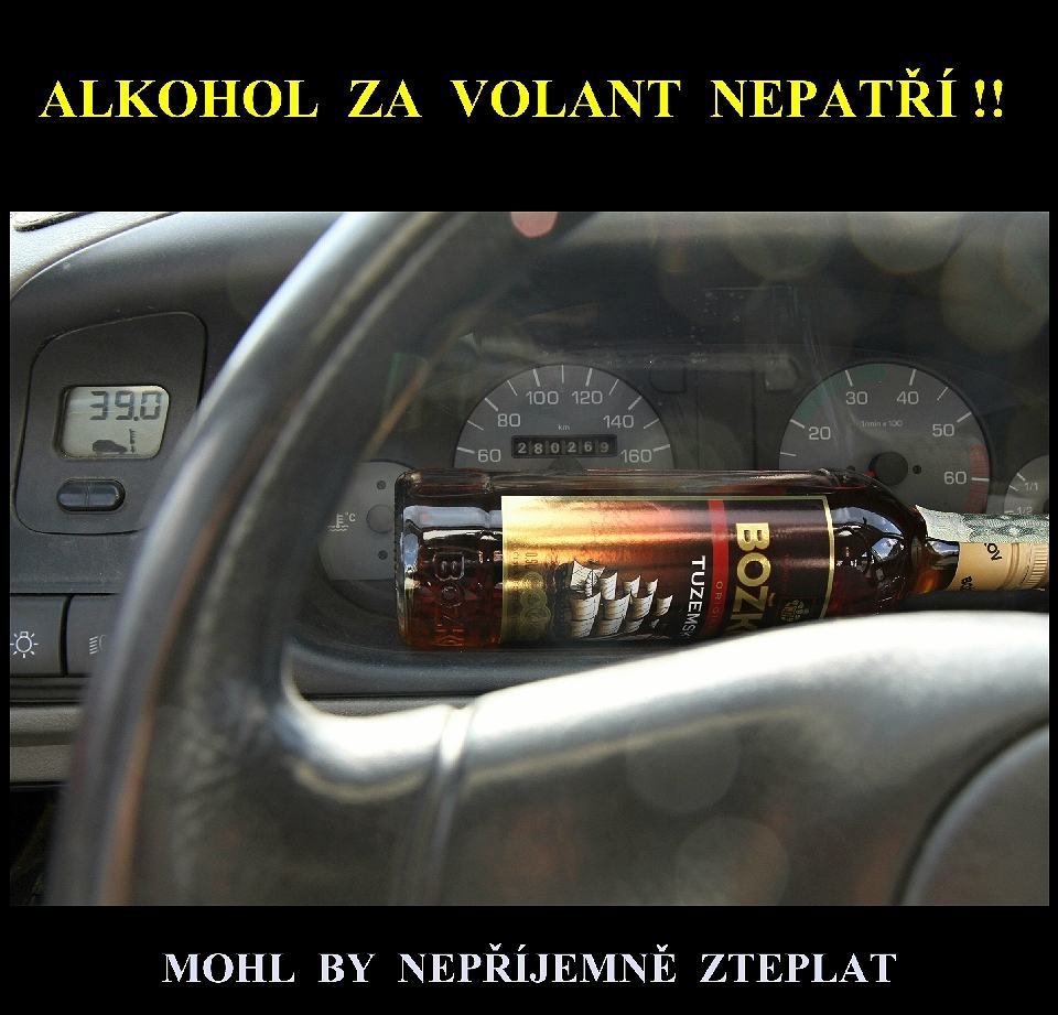 Obrázek Alkohol za volant ne