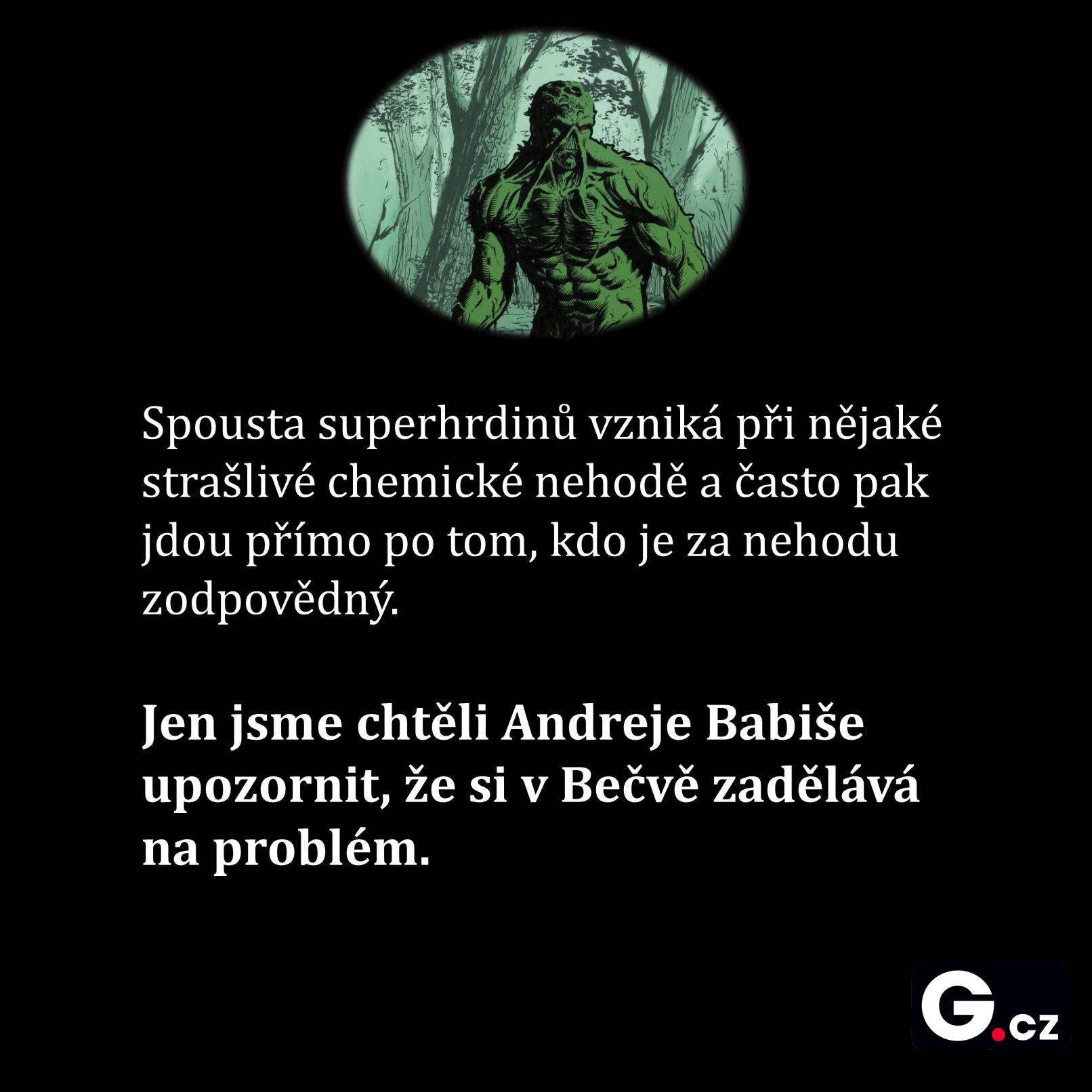 Obrázek Andy si v Becve zadelava na problem