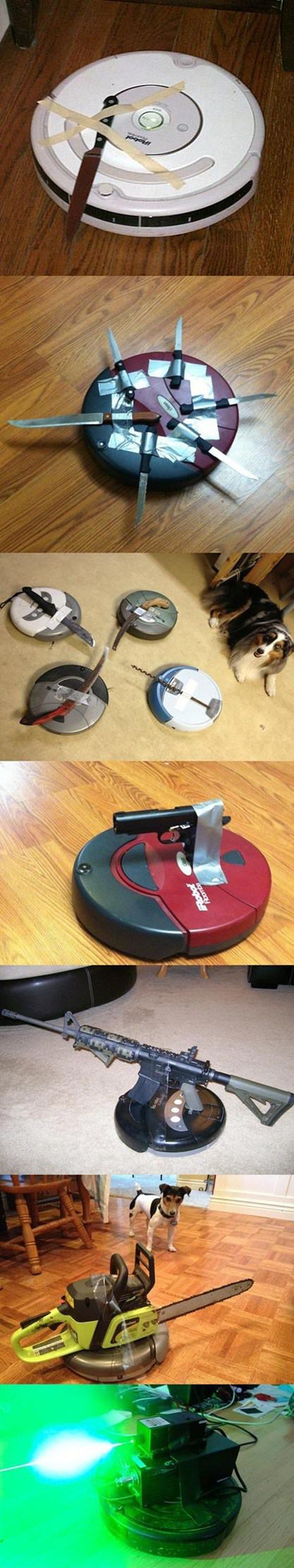 Obrázek Armed Roombas