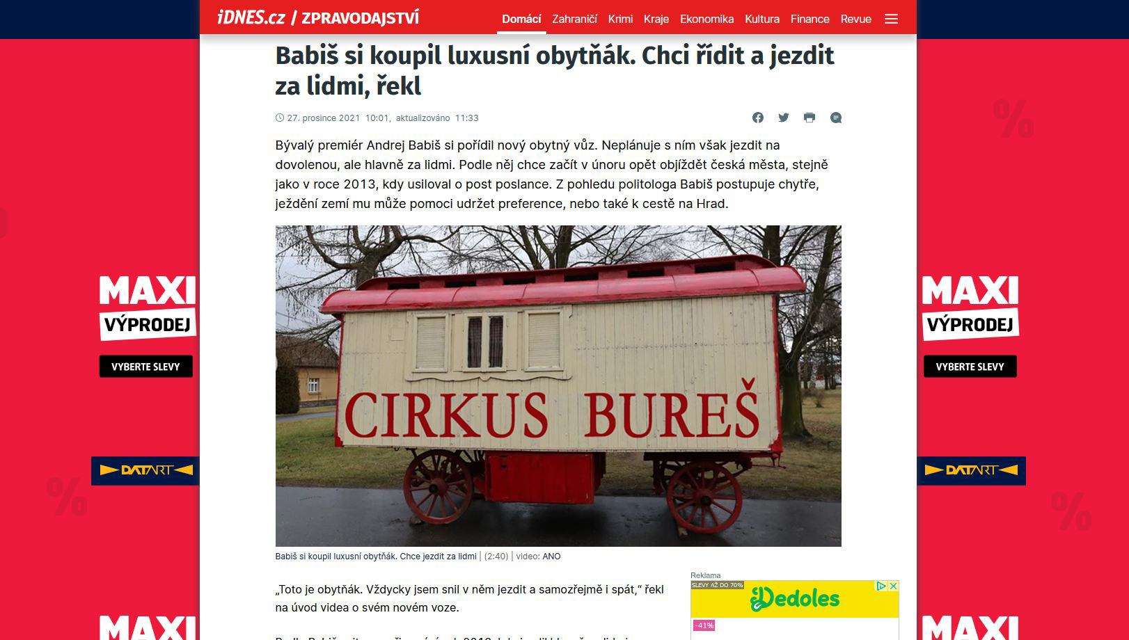 Obrázek Babis obytnak