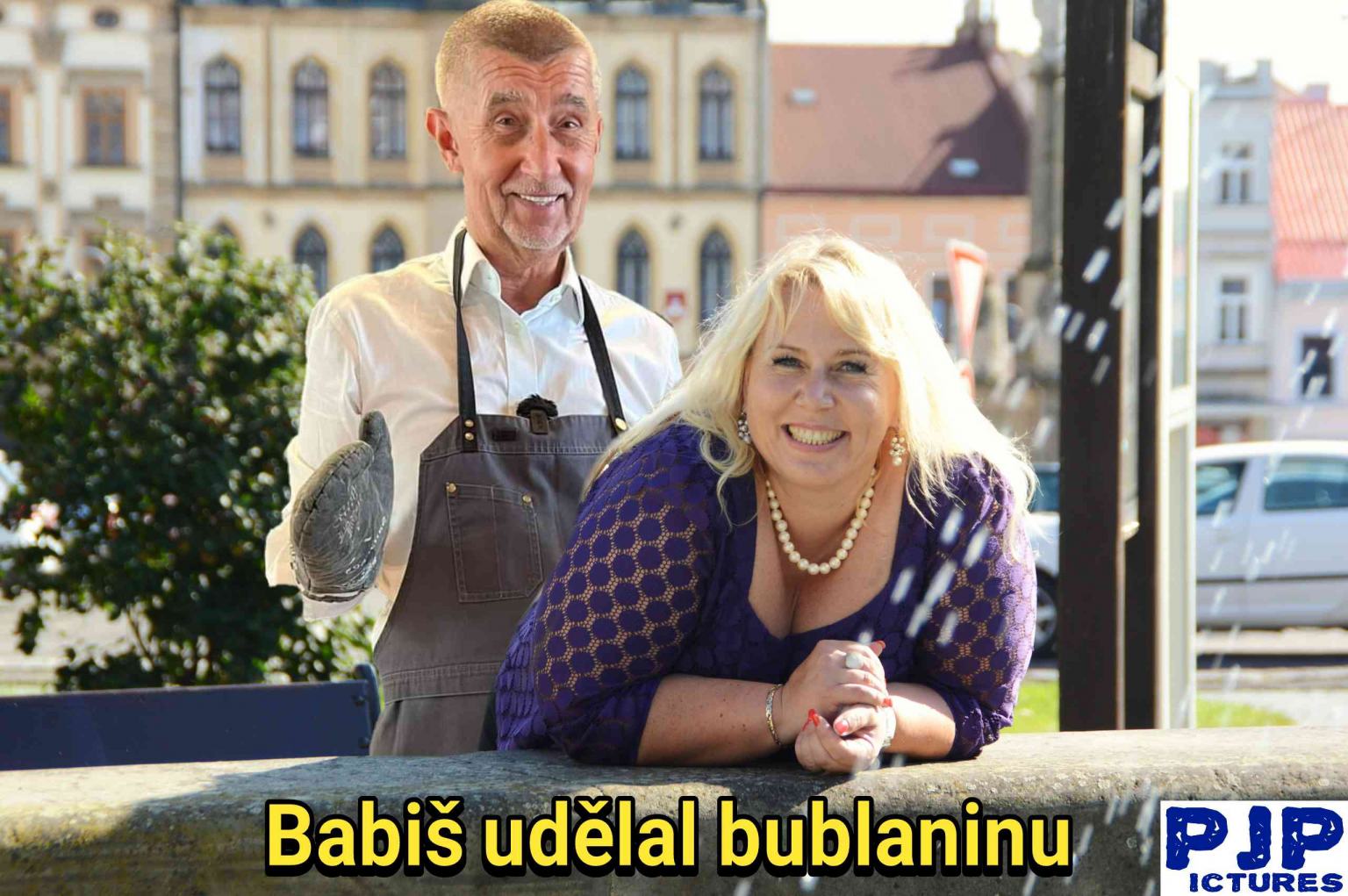 Obrázek Babis udelal bublaninu