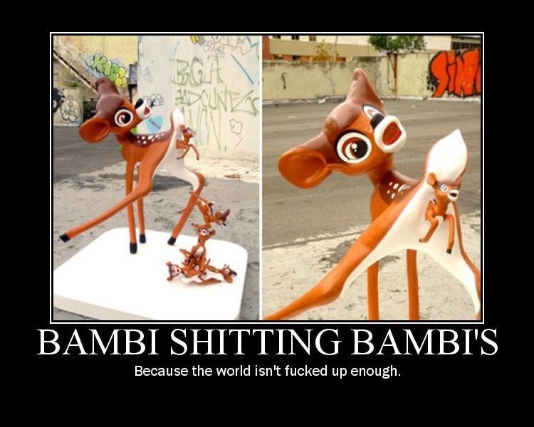 Obrázek Bambi shitting