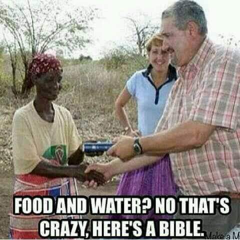 Obrázek Bible is better than water and food