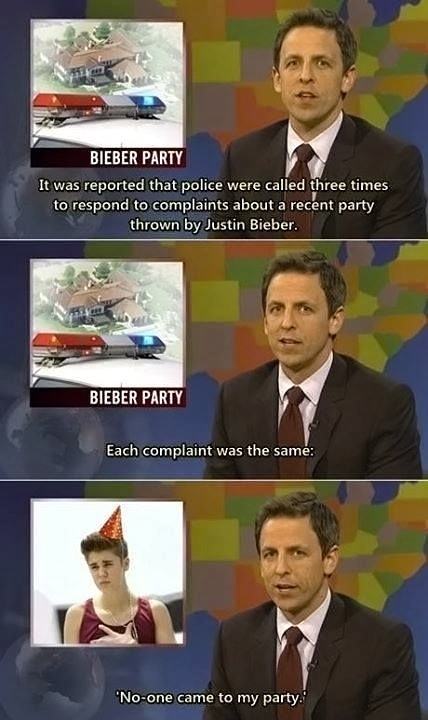 Obrázek Bieber party 