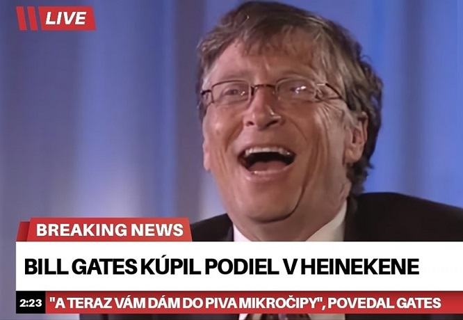 Obrázek Bill Gates kupil podiel v Heineken