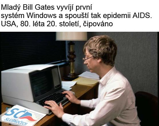 Obrázek Bill Gates programuje novou epidemii aby mohl prodavat vakcinu