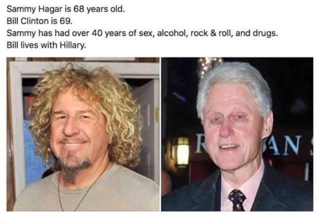 Obrázek Bill lives with Hillary